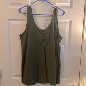 Torrid forest green stretch tank